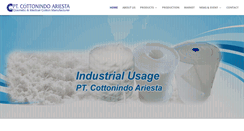 Desktop Screenshot of cottonindo.com
